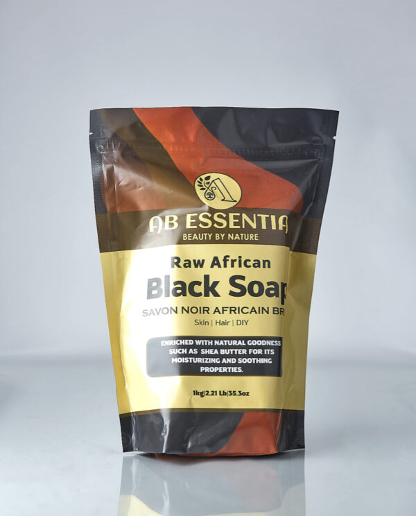 Raw African Black Soap
